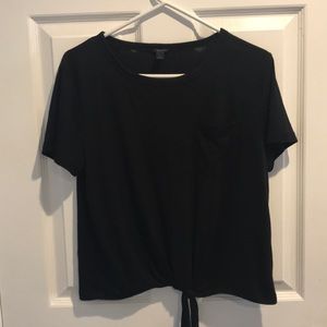 J. Crew Cropped Tie Top